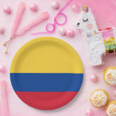 コロンビア国旗 ペーパープレート (パーティー)