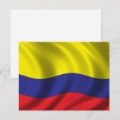 コロンビア国旗 ポストカード (正面/裏面)