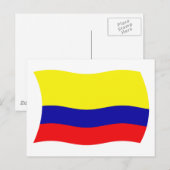 コロンビア国旗 ポストカード (正面/裏面)