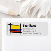 コロンビア国旗 ラベル (インサイチュ)