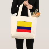 コロンビア国旗 ラージトートバッグ (正面(商品))