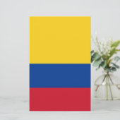 コロンビア国旗 便箋 (スタンド正面)