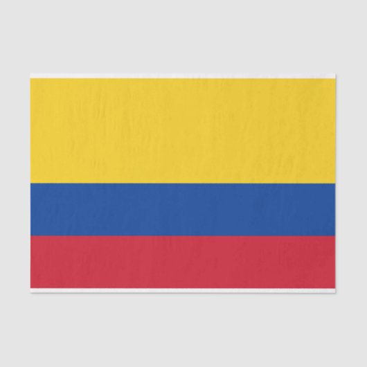 コロンビア国旗 薄葉紙 (正面)