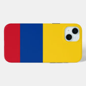 コロンビア国旗 Apple iPhone 15 Plus カバー (裏面 (横))