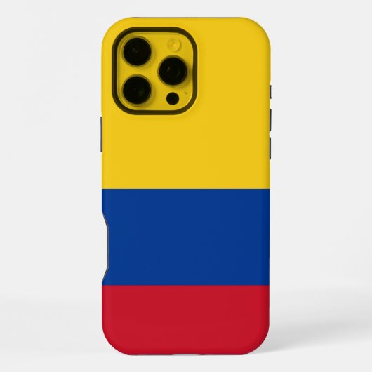 コロンビア国旗 Apple iPhone 16 Pro Max ケース (裏面)
