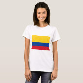 コロンビア国旗 Tシャツ (正面フル)