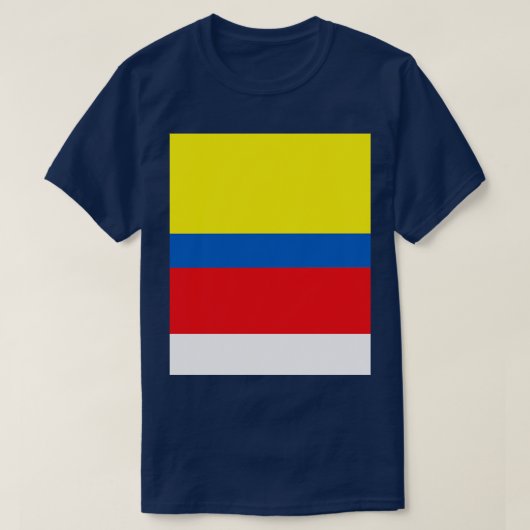 コロンビア国旗 Tシャツ (デザイン正面)