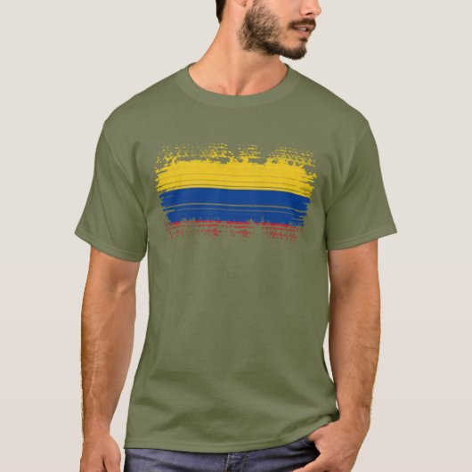 コロンビア国旗 Tシャツ (正面)