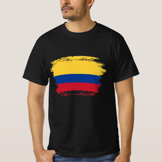コロンビア国旗 Tシャツ (正面)
