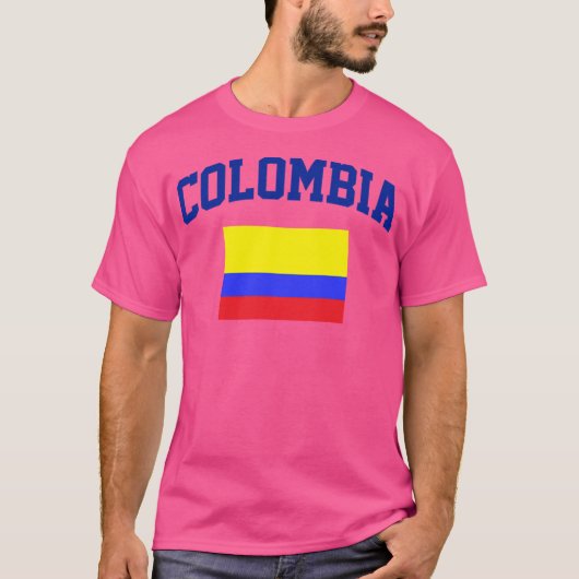コロンビア国旗 Tシャツ (正面)