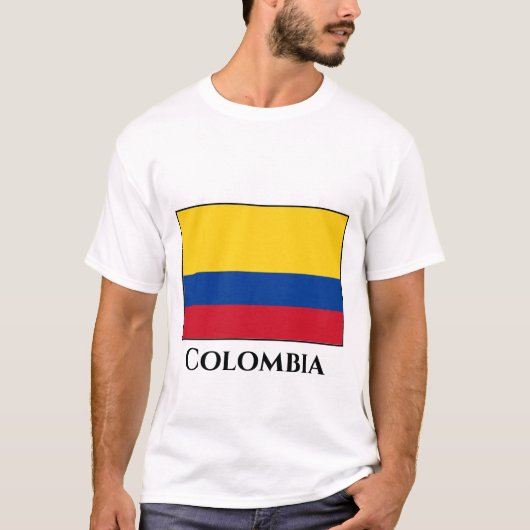 コロンビア国旗 Tシャツ (正面)