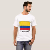 コロンビア国旗 Tシャツ (正面フル)