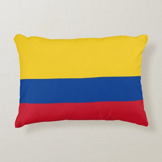 コロンビア国旗Bandera de Colombia Tricolor Pillow アクセントクッション (正面)