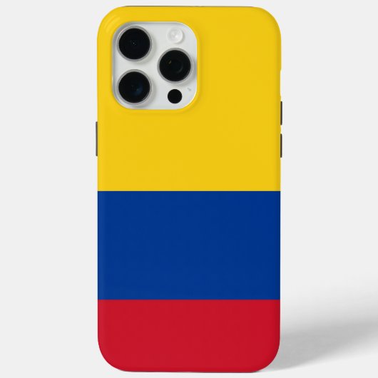 コロンビア国旗iPhone 15 Pro Maxケース Case-Mate iPhoneケース (裏面)