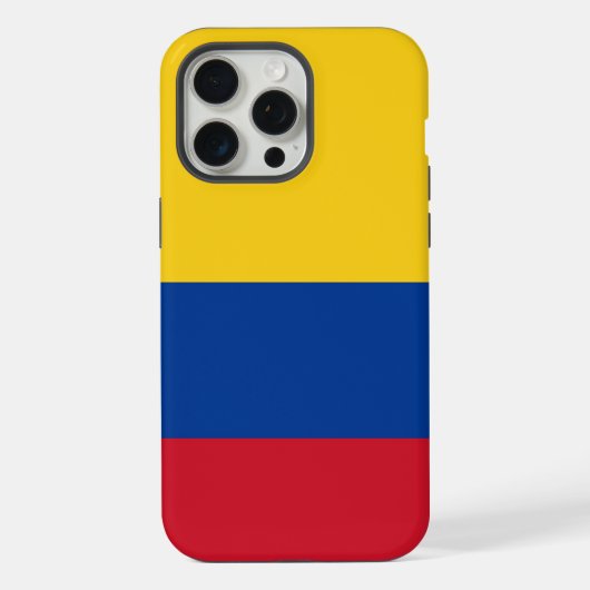 コロンビア国旗iPhone 15 Pro Maxケース iPhoneケース (裏面)
