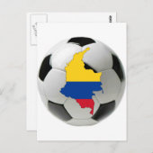 コロンビア国立チーム ポストカード (正面/裏面)