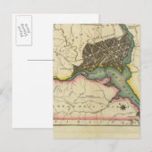 コロンビア地区の地図 ポストカード (正面/裏面)