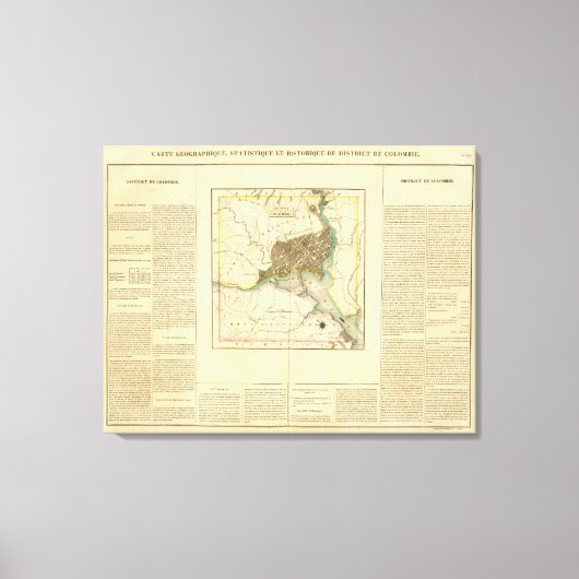 コロンビア地区 キャンバスプリント (正面)