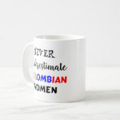 コロンビア女性コーヒーマグ コーヒーマグカップ (正面左)