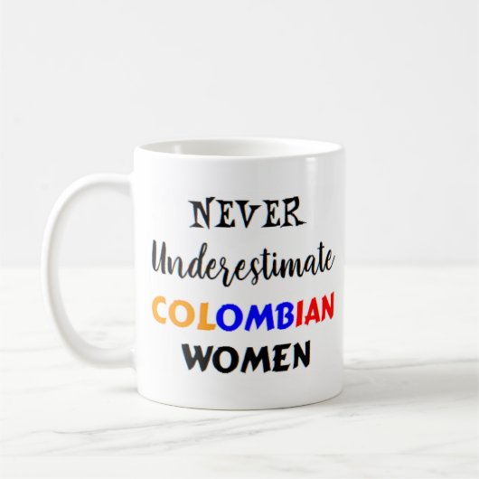 コロンビア女性コーヒーマグ コーヒーマグカップ (左)