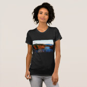 コロンビア峡谷の冬景色 Tシャツ (正面フル)