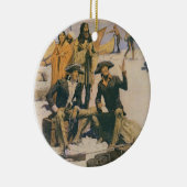 コロンビア川のルイスそしてクラーク セラミックオーナメント (右)