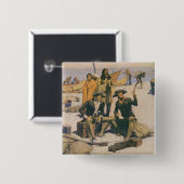 コロンビア川のルイスそしてクラーク 缶バッジ (正面&裏面)