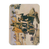 コロンビア川のルイスとクラーク マグネット (縦)