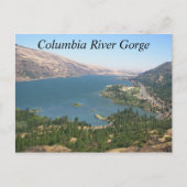 コロンビア川の峡谷の旅行写真 ポストカード (正面)