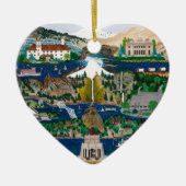 コロンビア川の峡谷を祝うこと セラミックオーナメント (正面)