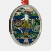 コロンビア川の峡谷を祝うこと メタルオーナメント (右)