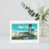 コロンビア川の州間高速道路の橋 ポストカード (スタンド正面)