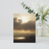 コロンビア川の日の出#1 ポストカード (スタンド正面)