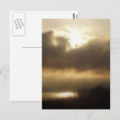 コロンビア川の日の出#1 ポストカード (正面/裏面)