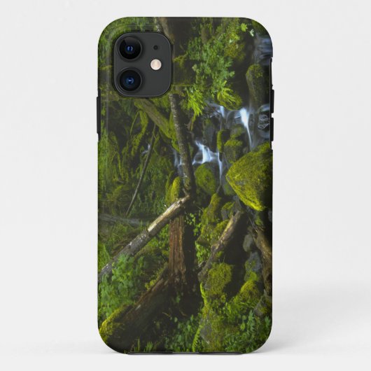 コロンビア川の温帯雨林の小川 Case-Mate iPhoneケース (裏面)