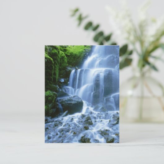 コロンビア川の滝の罰金の写真 ポストカード (スタンド正面)