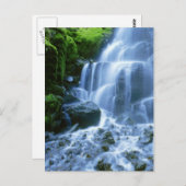 コロンビア川の滝の罰金の写真 ポストカード (正面/裏面)