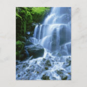 コロンビア川の滝の罰金の写真 ポストカード (正面)