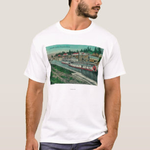 コロンビア川の滝ロック Tシャツ