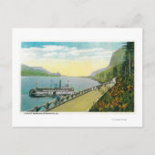 コロンビア川マルトノマ滝近くのバイダクト ポストカード (正面)