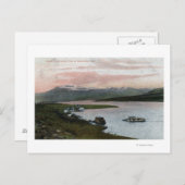 コロンビア川リバーボートシーン ポストカード (正面/裏面)