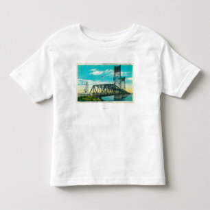 コロンビア川上の州間幹線道路橋 トドラーTシャツ