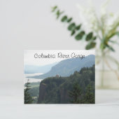 コロンビア川渓谷の眺望 旅行写真 ポストカード (スタンド正面)