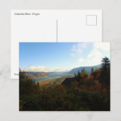 コロンビア川渓谷in秋 ポストカード (正面/裏面)