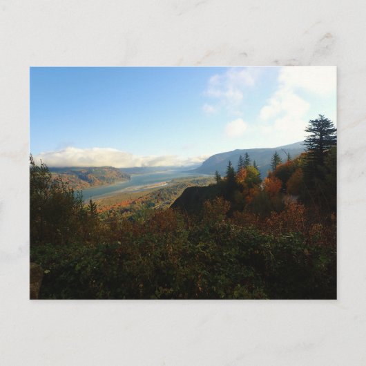 コロンビア川渓谷in秋 ポストカード (正面)