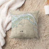 コロンビア川航海の図18523 クッション (ブランケット)