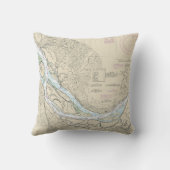 コロンビア川航海の図18523 クッション (裏面)