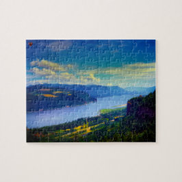コロンビア川 オレゴン州 ジグソーパズル