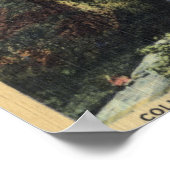 コロンビア川OR – マルチノマ滝とベンソン ポスター (角)