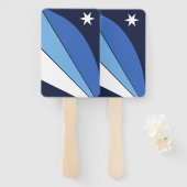 コロンビア州旗のハンドファンのセット ハンドファン (正面&裏面)